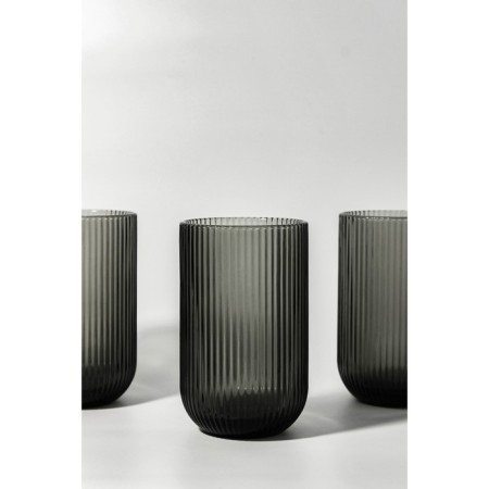 Glass Magistro Glass "Faces", 400 ml, 8 × 13 cm, graphite color-7