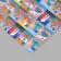 Scrapbooking paper bilateral "travel" density 180 grams set 10 pcs 15.5x17 cm 1071838