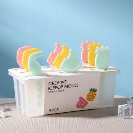 Ice Cream Fruit, 17.5 × 9 × 11 cm, 9 cells, mix-3
