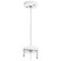 Suspended fastening rullo, white color