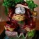 Fountain "Wicker baskets under the tree" 16x13x22 cm (with backlight)