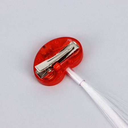 Hair strand on a hairpin, luminous, 3.5 x 33 cm-3
