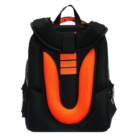 School backpack 38 x 30 x 16 cm, ergonomic back, Stavia "dinosaur 2", black-5