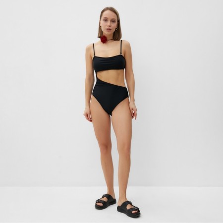Swimsuit Assed female minku Black color, size 44-1