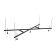 Bath frame Euroleux lait / miamika, 170x70 cm, x-shaped