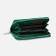 Women's wallet with lightning, green color