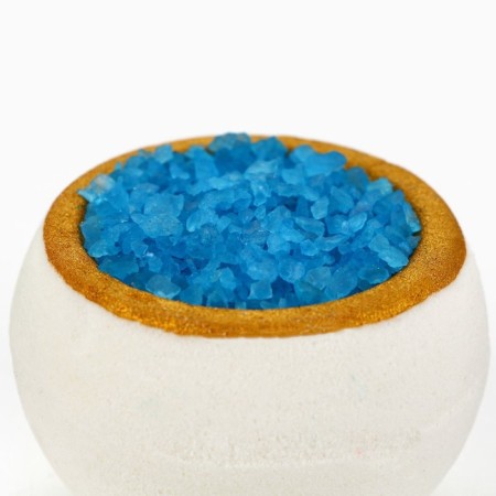 A bomb for a bath with sea salt "Natural freshness", 120 gr,-3