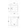 Ceiling lamp Freya Fr5113CL-01G Trinity, 165x165x200 mm, G9, 1x25W, color gold