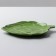 Ceramic plate "Artichoki", green, 20 x 17 cm, green color