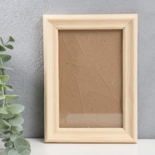 Photo frame wood 10x15 cm, pr. No. 6, white tree