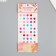 Sticker of rhinestones plastic "Flowers" MIX 30x10 cm