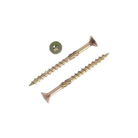 Infix, 5x60 mm wood screws, with a hidden mill, Torx25, yellow zinc