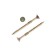 Infix, 5x60 mm wood screws, with a hidden mill, Torx25, yellow zinc