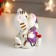 Piggy bank Polystone "Cream Tiger - Musician" MIX 11.5x7x8.5 cm