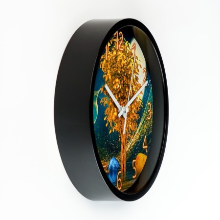 Watch Wall "Trees", D-20 cm, smooth move-1