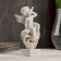 Polystone souvenir "Snowthrough angel on the openwork heart" 13x6x5.5 cm