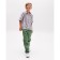 Shirt for the boy Minaku: Cotton Collection, brown/white color, height 152 cm