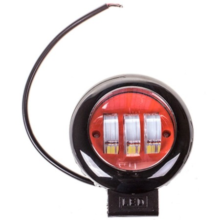 Farah LED SkyWay Off Road, Round, 12 V/24 V, 30 W, 6000 K, 3 diodes, 115*160 mm