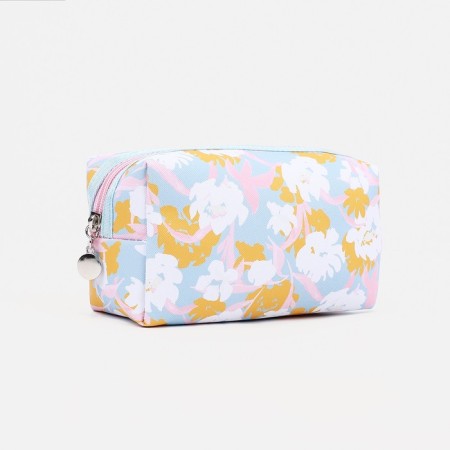 Cosmetic bag with lightning, blue/multi -colored color