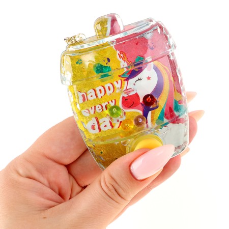 Water game "Bubbles" on a key fob, species mix-3