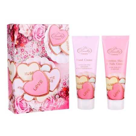 Gift set of cosmetics Liss Kroully: hand and nail cream, 75 ml + hand cream, 75 ml-2