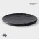 Porcelain dish for feeding magistro pietra lunare, d = 21 cm, black color