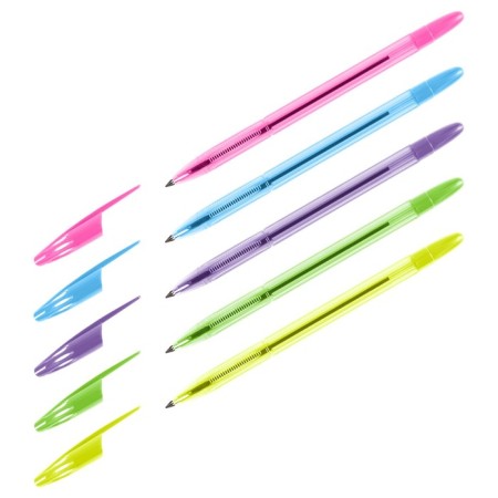 Handle Ballicone Istanm "555", node 0.7 mm, blue ink, neon mix