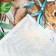 Ethel towel "Happy Easter" 40x73 cm, 100% HL, waffle 160 g/m2