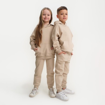 Kid for children (hoodies, trousers) KAFTAN "BASIC Line", size 38 (146-152), coffee color