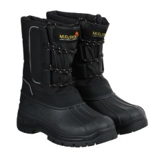 Combined winter boots (snowbuses), TEP+artificial fur, black color, size 42