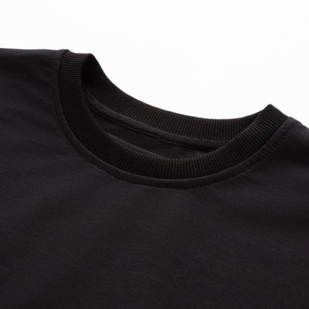 Women's costume (sweatshirt, trousers) minku: Casual Collection Black color, size 42-7