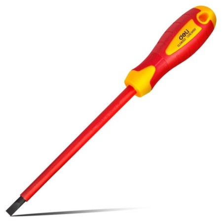 Dielectric dielectric screwdriver, slotted, 6.5 x 150 mm, CRV, up to 1000 V