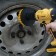 Nozzle brush to the screws of tundra, d = 100 mm, height 25 mm, hexagonal shank