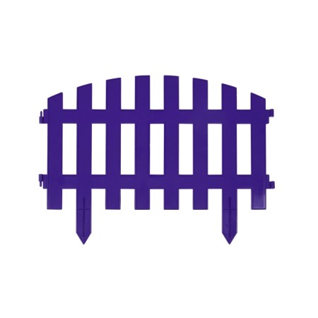 Decorative fence, 35 × 210 cm, 5 sections, plastic, lilac, RENESSANS, GREENGO-7