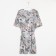 Home set (robe/shirt) female, beige/gray color, size 52