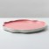 Ceramic dish for serving "pink", 27 cm, pink color