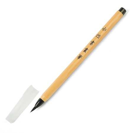 Calligraphic brush, synthetics, round, refueling, with a reservoir-3