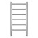 Terminus heated towel rail "Aurora" P6, 300x650 mm, right, chrome