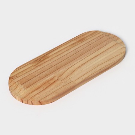 Cast iron pan “Oval Grill”, 43 × 16.5 × 2.5 cm, with handles, on a wooden stand-6