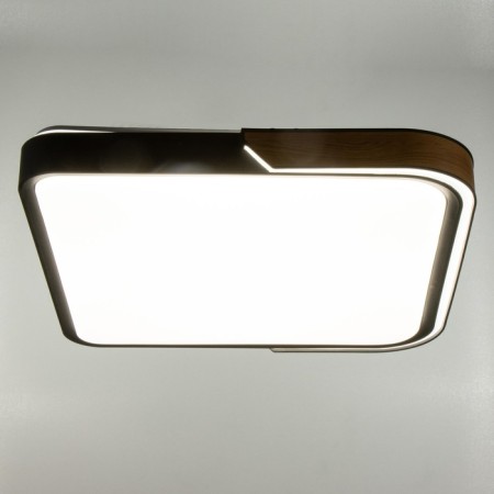 Moden Quadro chandelier LED 80W 3000-6000k DDD wood-black 50x50x8cm Bayerlux-1