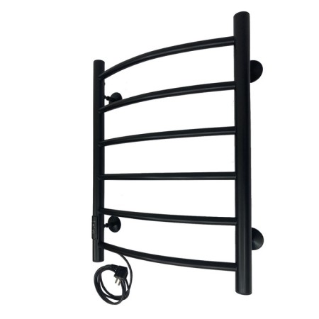 Electric towel "Sanprise" Classic P6, 400x600 mm, left, black-2