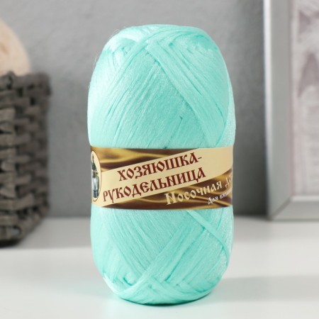 Yarn "Nosomic supplement" 100% polypropylene 200m/50g set 3pcs - turquoise-1