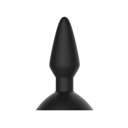 Anal vibration tribe Equinox, silicone, black color, size 8.8 cm, d = 3.5 cm-1