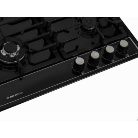 Hon surface Delvento V60V41B011, gas, 4 burners, black-3