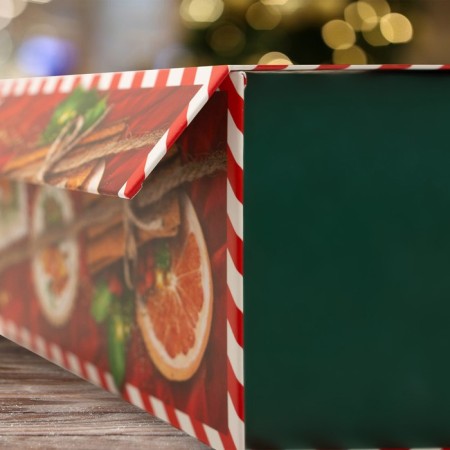 Gift Folding Box "Emerald Vintage" 26.5 x 20 x 8.3 cm-3