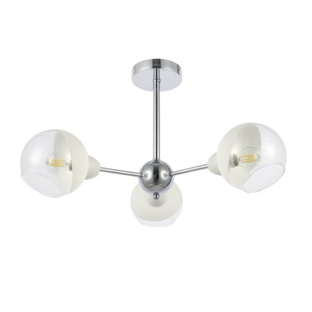 Ceiling EVOLUCE lamp. Sle102702-03. Giorte. 3x40 W, E14, 61x61x33.5 cm, chromium color-5
