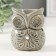 Aroma lamp ceramics "Patterned owl" mix 9.5x7.5x6 cm