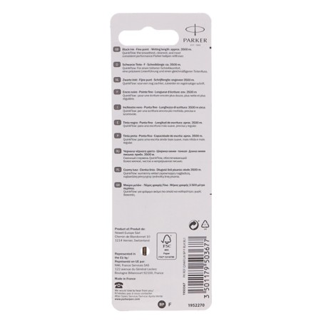 Balloon rod Parker Quinkflow BP Z08 F, 0.8 mm, black-2