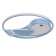 Lamp with PDU 1790/1 LED 50W Dimmer blue 50x50x5 cm Bayerlux
