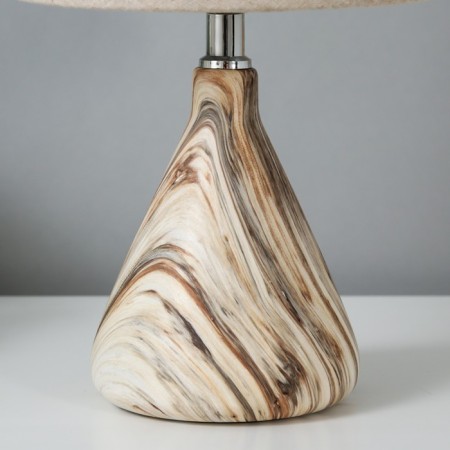 Table lamp 16385/1 E14 40W Beige 22x22x37 cm Risalux-4